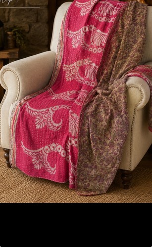 New artisan kantha bedspread - new,