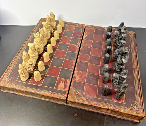 Isle lewis chess set - of,
