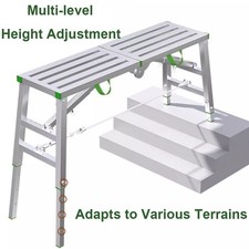 Folding Work Platform Bench Plasterers working Platform Hop Step Up Lightweigh !