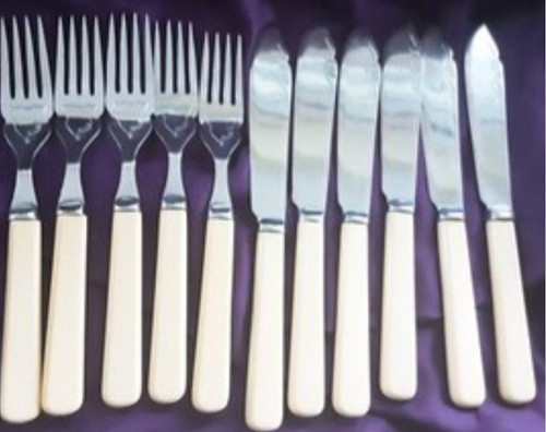 11x fish eaters dinner knives - fish,