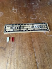 Vintage Wooden Cribbage Board - With 4 Pegs