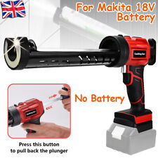 Electric Cordless Caulking Glass Mastic Sealant Glue Gun For Makita 18V Battery