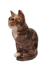 Winstanley Tabby Cat Sitting Size 5 Glass Eyes 11.25" Tall