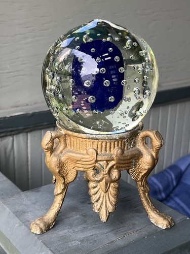 Antique solid crystal - crystal, ball