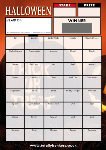 Halloween fundraising scratch - fundraising,