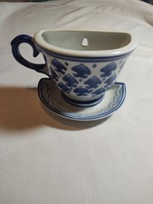 Blue & White Tea Cup Saucer