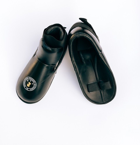 Taekwondo sparring foot guards - foot,