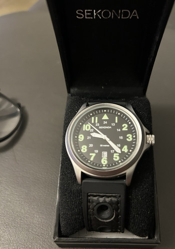 Sekonda n3347 ant quartz black - sekonda,