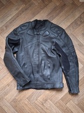 Mens Lewis Black Leather Motorbike Jacket Armoured Padded Size Uk 40