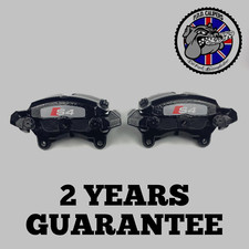 GENUINE AUDI S4 B8 FRONT LEFT + RIGHT BRAKE CALIPERS 2007-2016 345/30mm CARRIERS