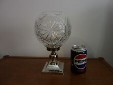 Waterford Crystal Hurricane Candle Lamp c2008 100 Years Times Square