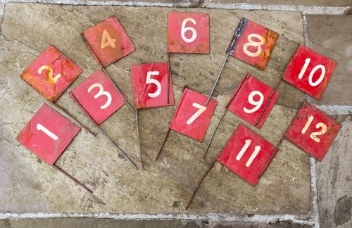 Mini numbered metal - x,
