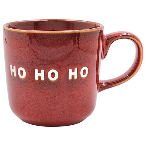 Christmas mug red jolly - red, ho