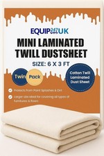 2 x Laminated Cotton Dust