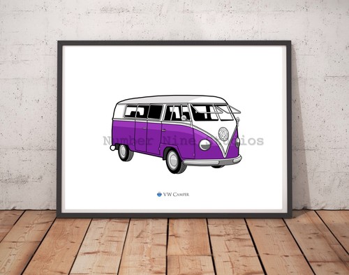 Camper split screen artwork - split,
