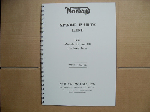 Norton parts book for - parts,