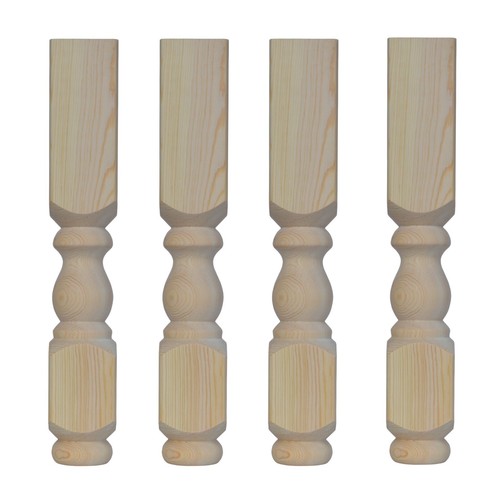 Set solid pine refectory - set, 4