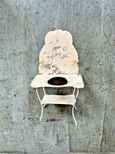 Antique dollhouse washstand - antique,