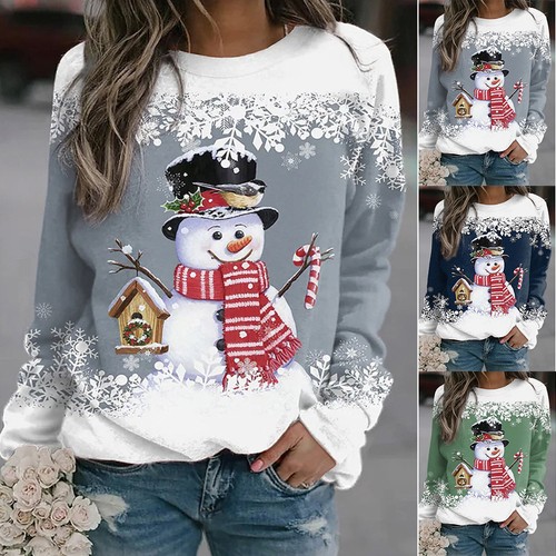 Womens christmas snowman - womens,