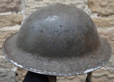 GENUINE BRITISH WW2 DUTCH ARMY CIVIL DEFENCE HELMET 1942