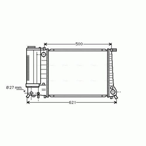 Radiator for bmw - for, series