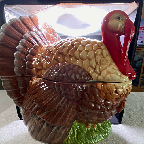 Spode woodland turkey covered - spode,