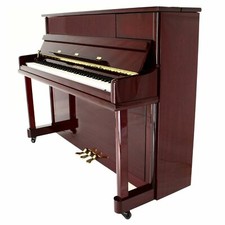 Steinhoven SU112 Upright Piano, Polished Mahogany (112cm, 44")