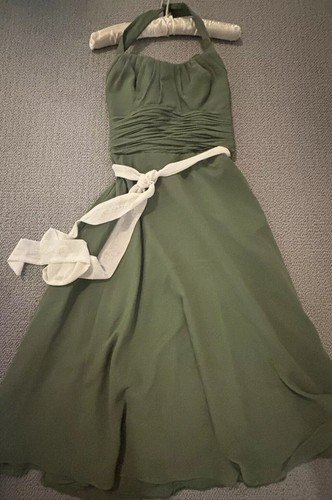 Bridesmaid dress size green - dress, 10