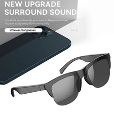 Bluetooth Wireless Sunglasses Headset Unisex Glasses Handsfree Calling Music MP3