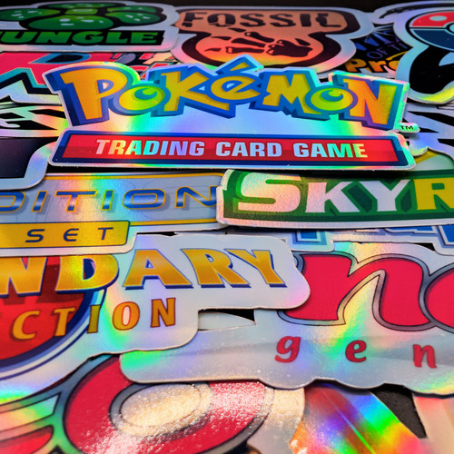 Pokemon binder stickers wotc - binder,