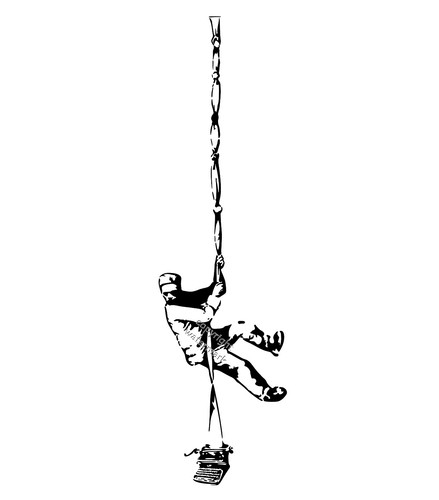 Banksy escaping prisoner - escaping,