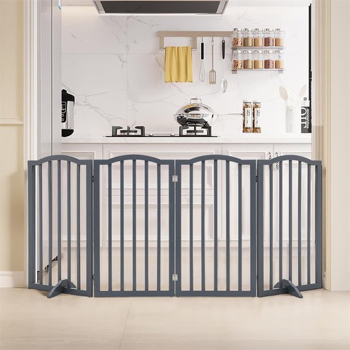 Pet gate panels arch folding - pet,