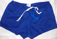 Traditional Quality Rugby Sports Shorts 100% Cotton Royal Blue 42" (more colours