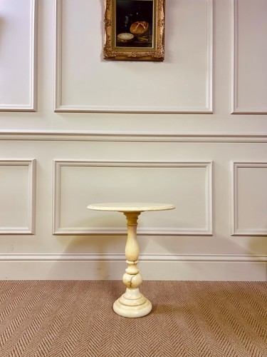 Hand carved italian alabaster - carved,