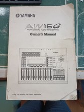 Yamaha AW16G Owner's Manual