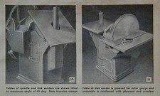 Large Combination Disk & Spindle Sander 1950 How-To Build it PLANS