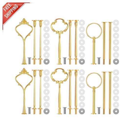 Sets elegant gold tiered - of,