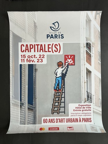 Invader print exhibition - print,