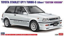 HASEGAWA 1/24 Scale Toyota Starlet EP71 Turbo S 3-Door Custom Version