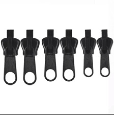 Universal 6Pcs Fix A Zipper Zip Slider Rescue Instant Repair Kit Replacement BLK