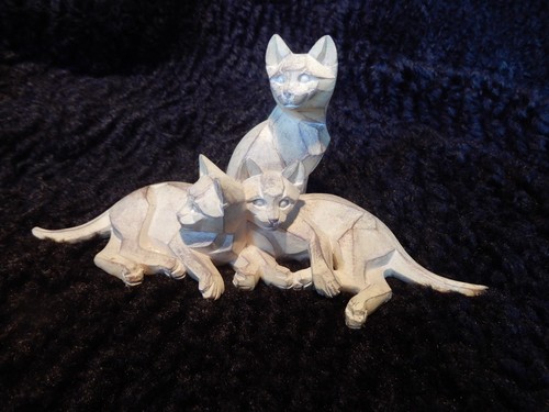 Border fine art cubist cat - fine,