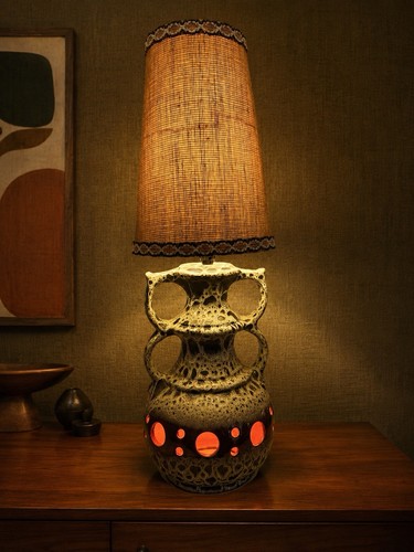 Large vintage 1970s fat - 1970s, lava