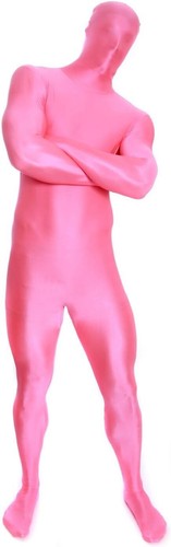 Adult pink morphsuit - adult,