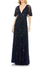 Mac Duggal Midnight Blue