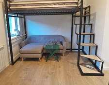 Double Loft Bed With Stairs