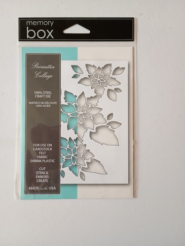 Memory box die poinsettia - box,