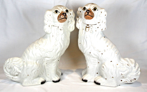 Pair antique fan - pair, of