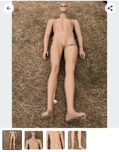 Vintage male mannequin full - male,