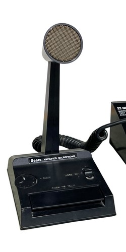 Sears amplified mic - sears,