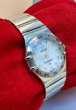 OMEGA Constellation Ladies My Choice Mini 22.5mm Stainless Steel Mother of Pearl